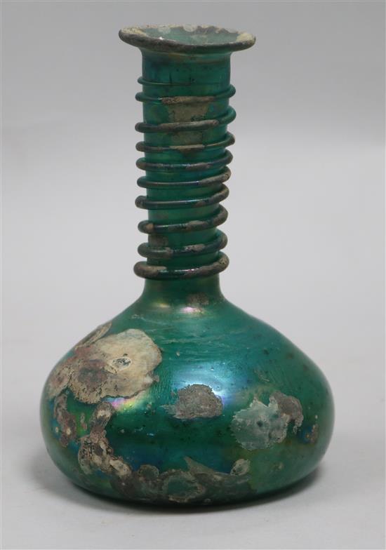 A Roman style glass vase